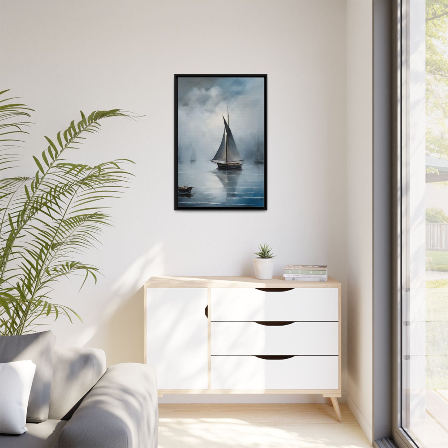 Vintage boats Canvas Print