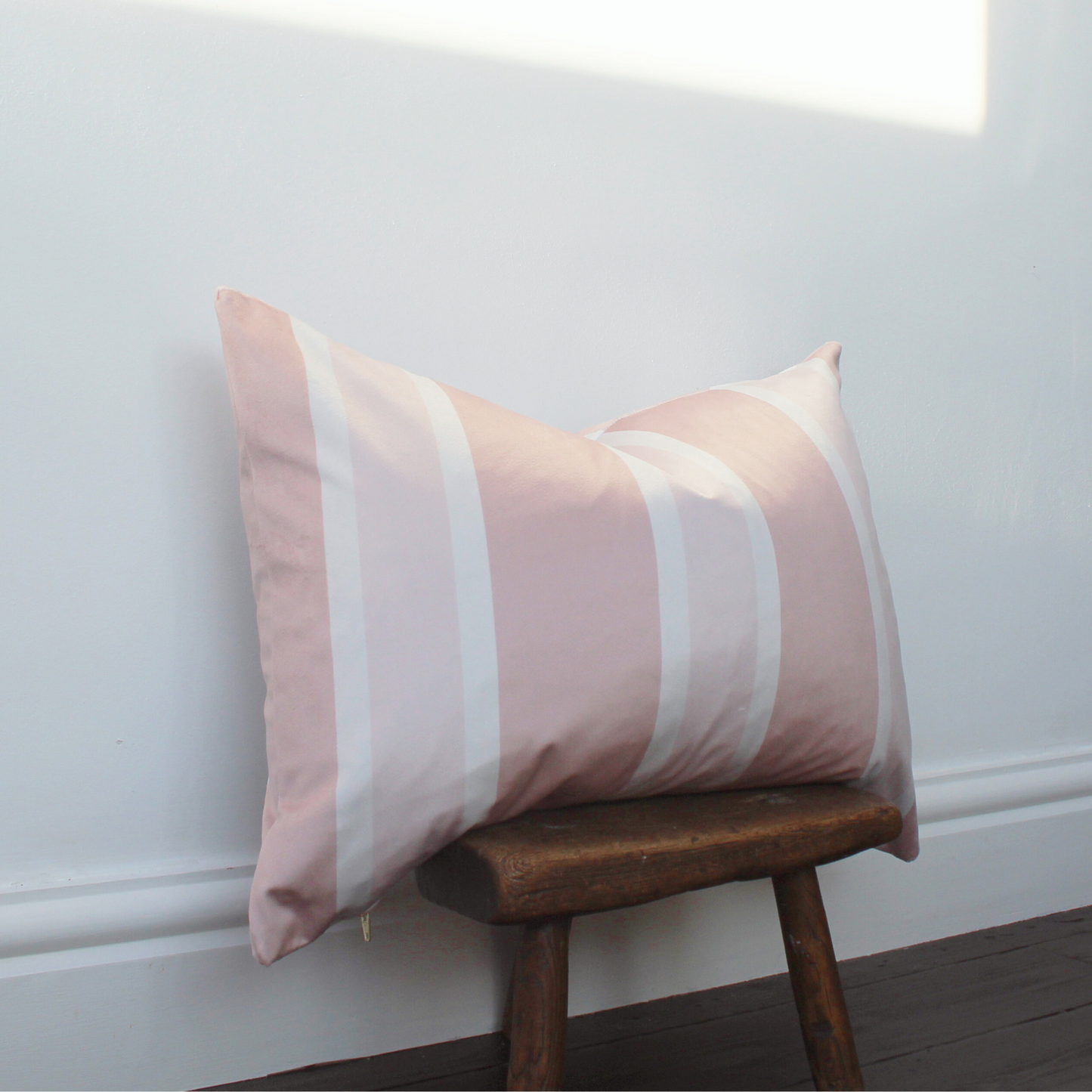 Nova Pink Stripe Cushion
