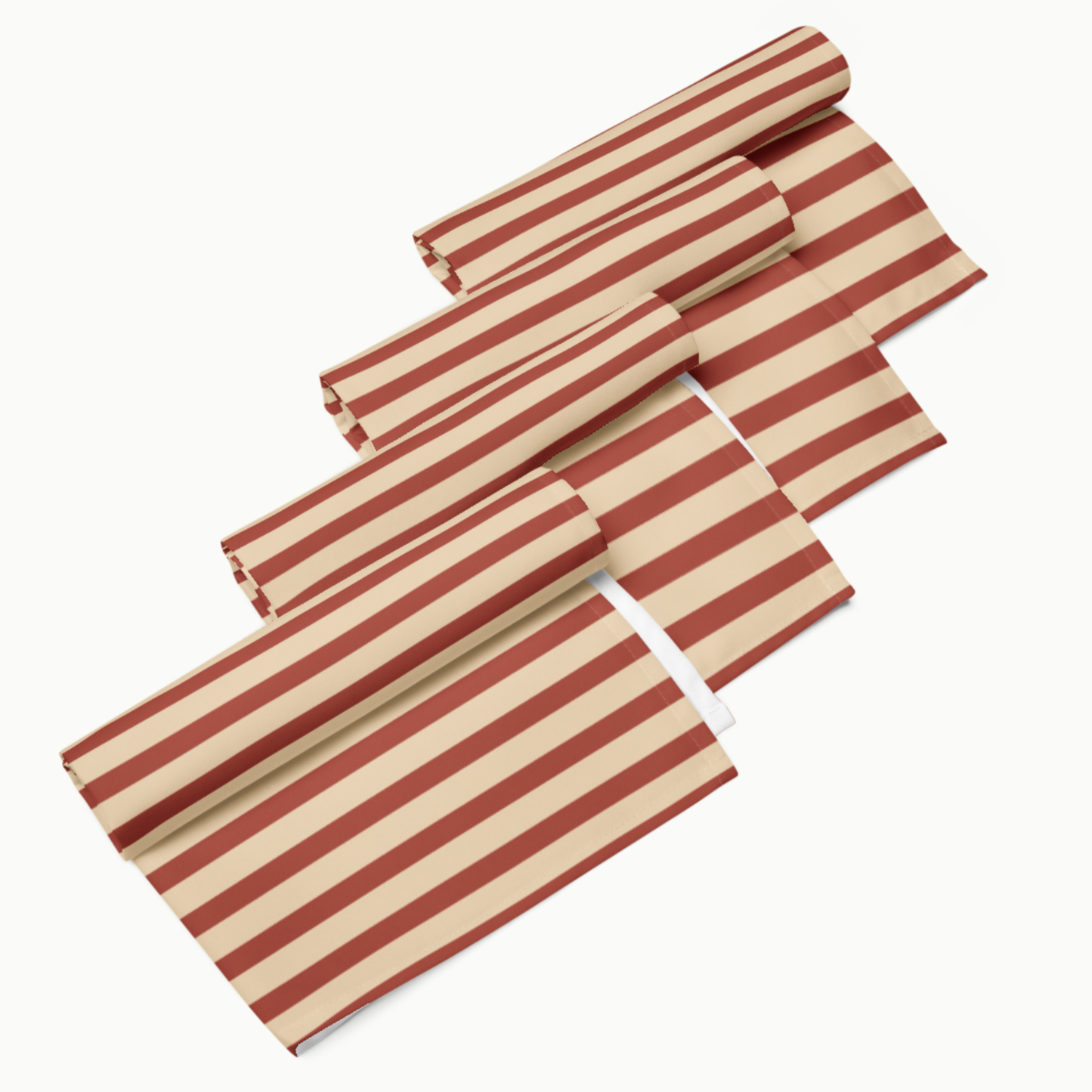 Stripe Cloth napkin set, Set of 4
