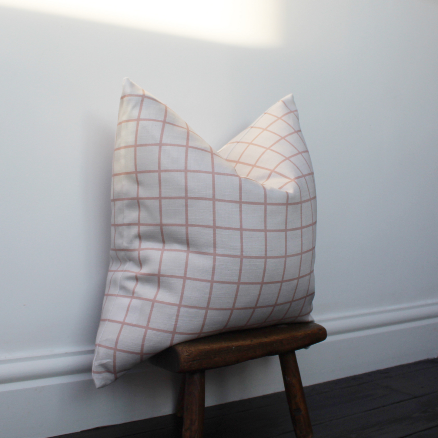 Ada Pink Check Cushion