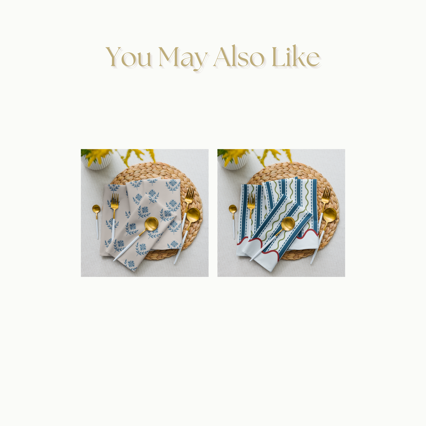 Blue Toile Cloth napkin set, Set of 4