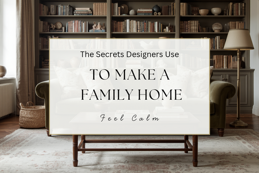 The Secrets Designers Use To Make A Family Home Feel Calm