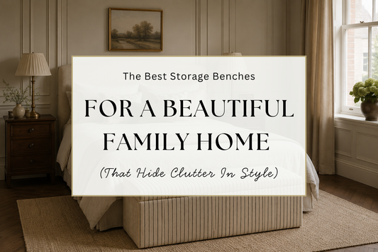 The Best Storage Benches For A Beautiful Family Home (That Hide Clutter In Style)