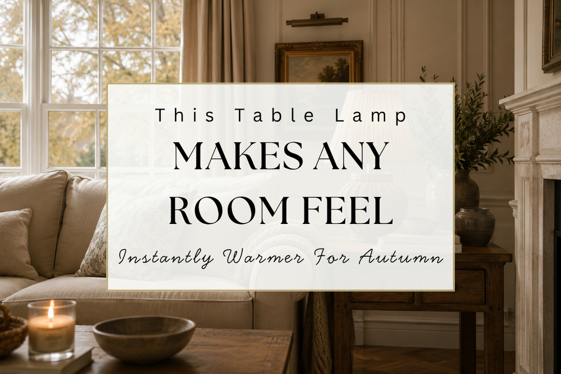 This Table Lamp Makes Any Room Feel Instantly Warmer For Autumn