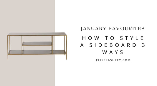 How to style your shelf unit 3 ways