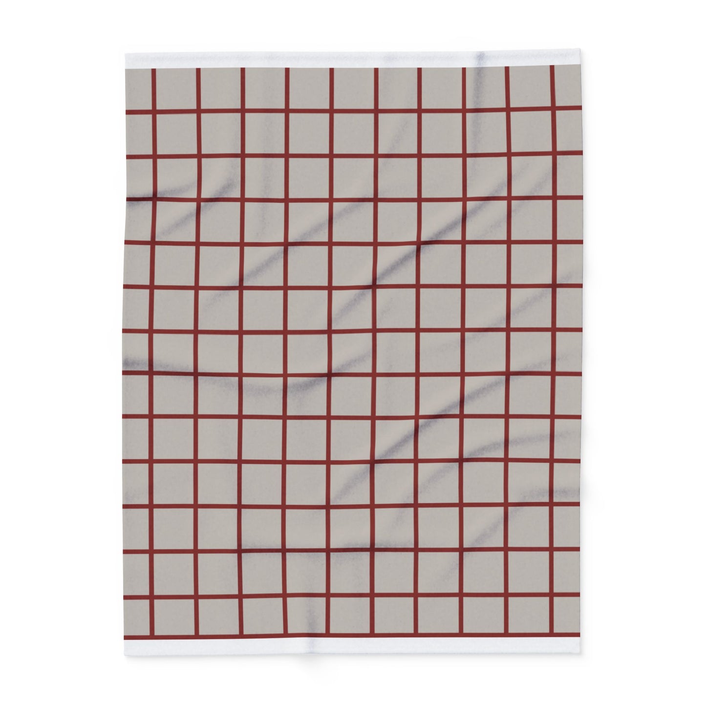 Red Check Fleece Blanket