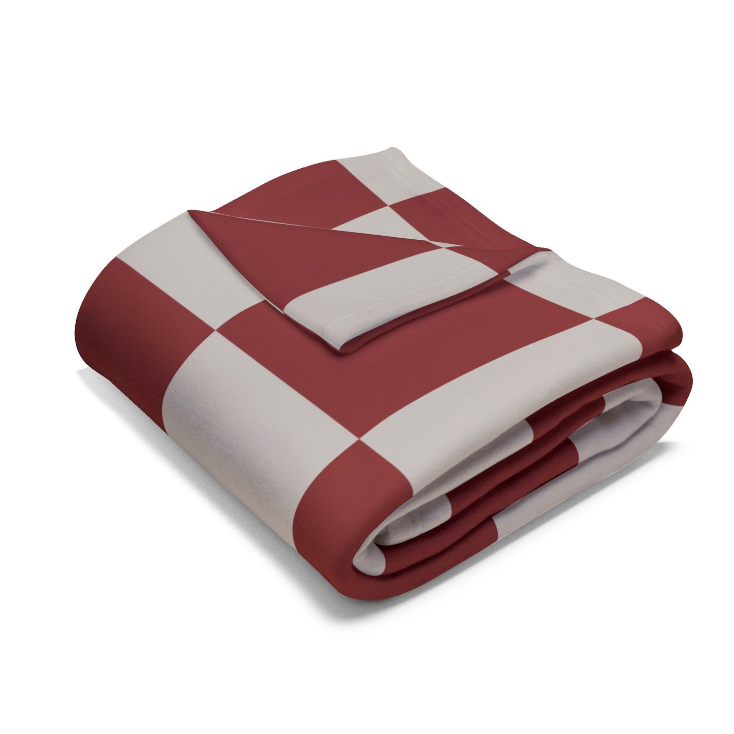 Fleece Blanket Red Check