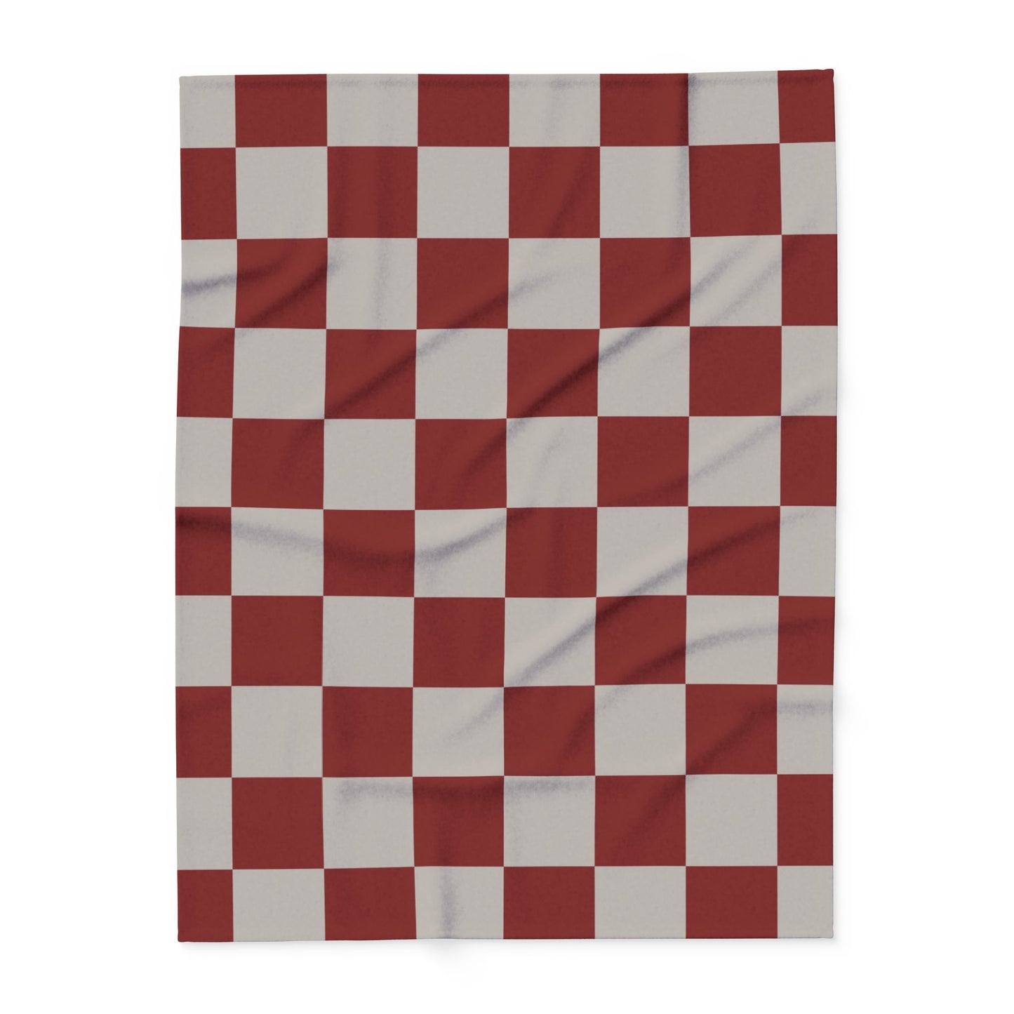 Fleece Blanket Red Check