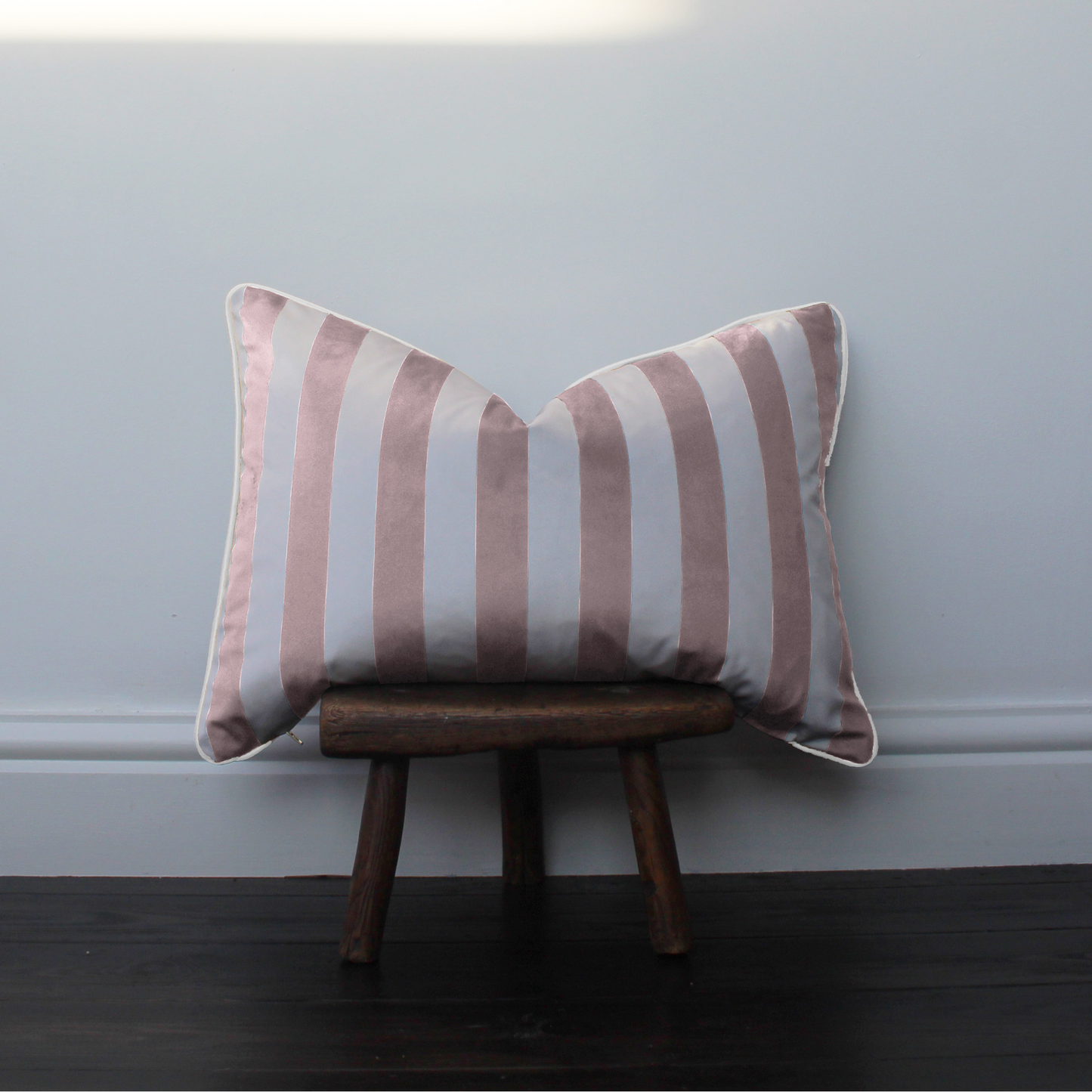 Harper Pink Stripe Cushion