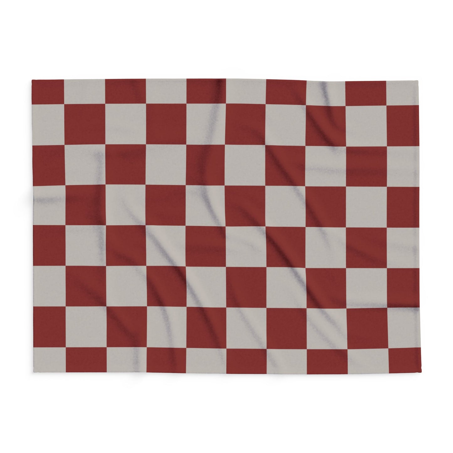 Fleece Blanket Red Check