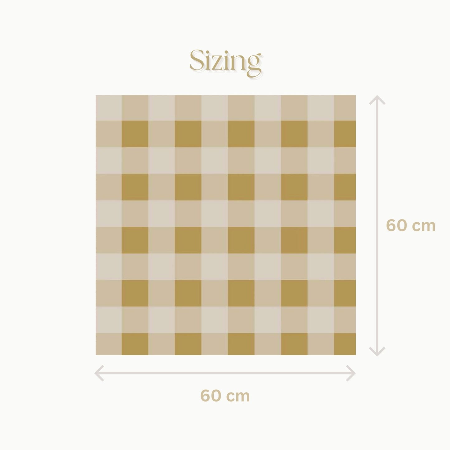 Millie Mustard Check Cotton Linen Fabric