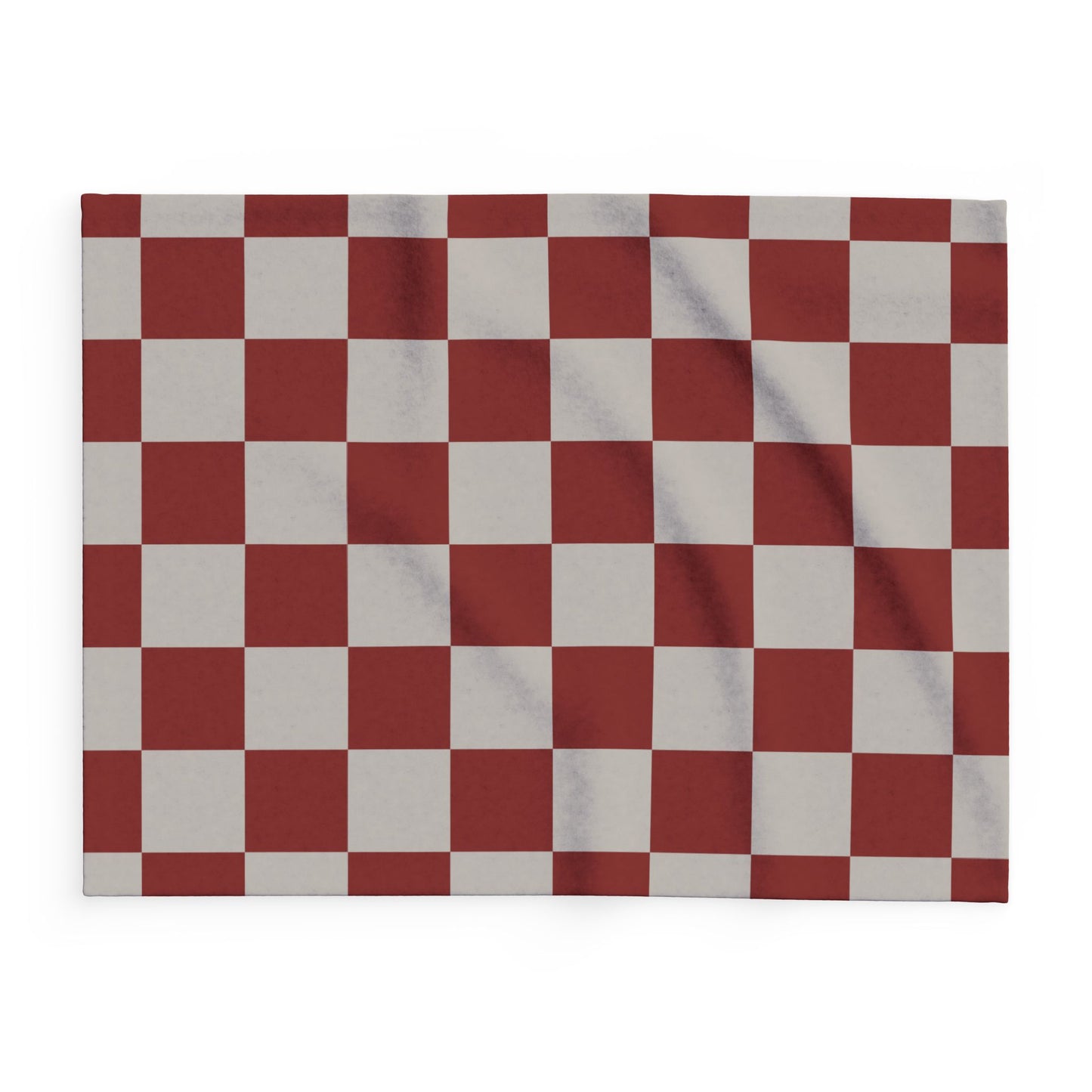 Fleece Blanket Red Check