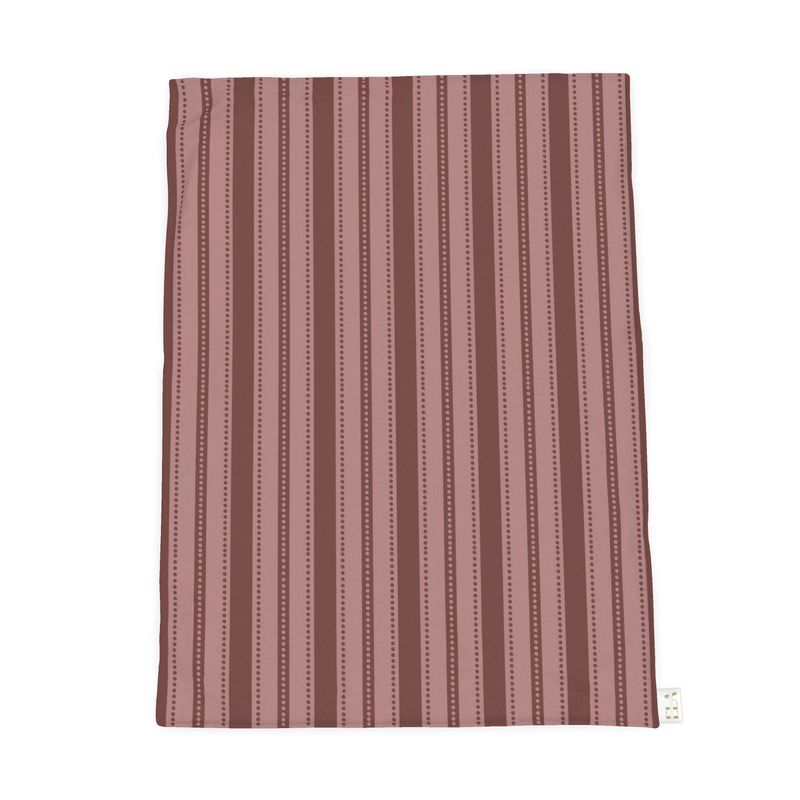 Blush & Pink Stripe Sherpa Fleece Blanket