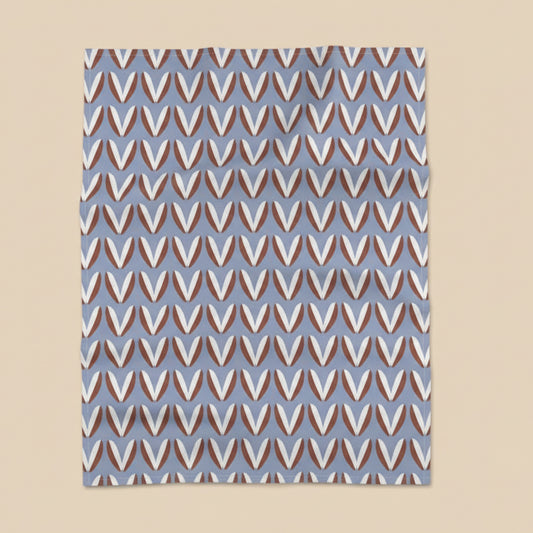 Mid-Century Floral Tea Towel – Modern Contemporary Kitchen Linen