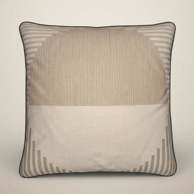 Harrow Stripe Neutral Cushion Cover