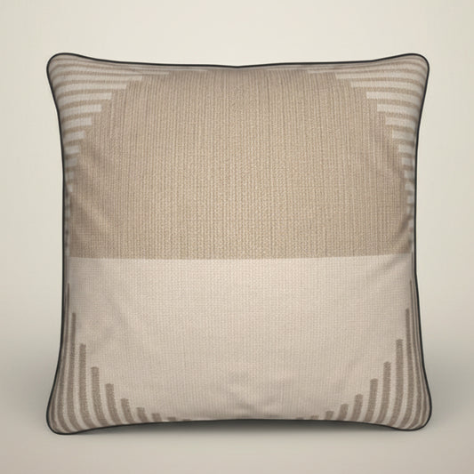 Harrow Stripe Neutral Cushion Cover