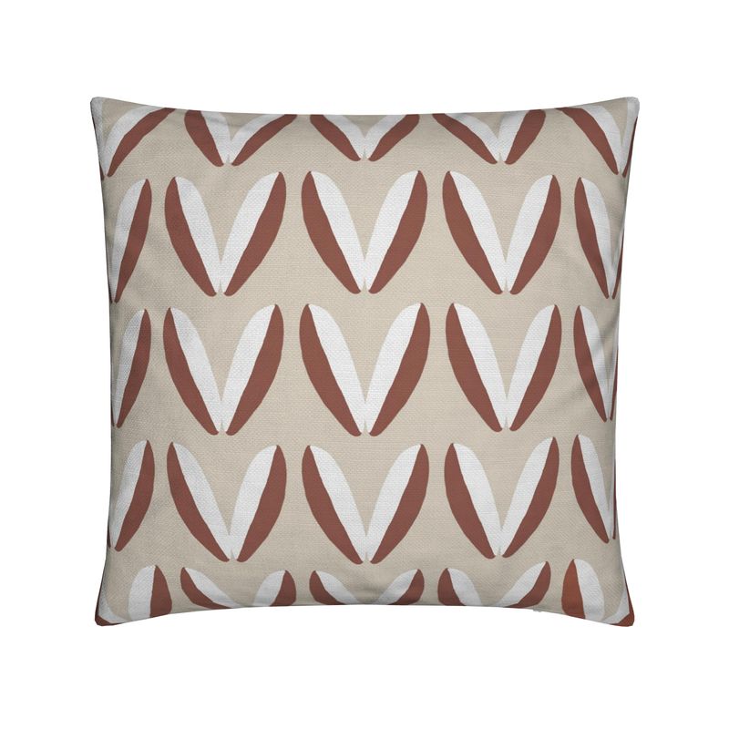 Rust Geometric Cushion