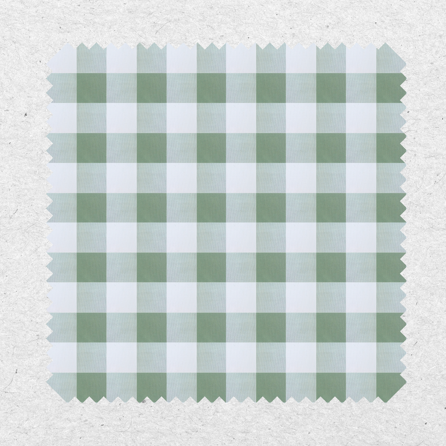 Millie Green Check Cotton Linen Fabric