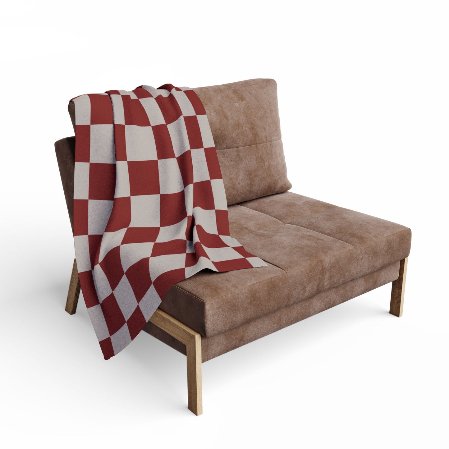 Fleece Blanket Red Check