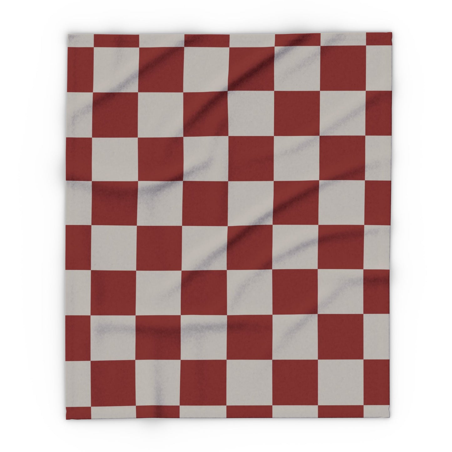 Fleece Blanket Red Check