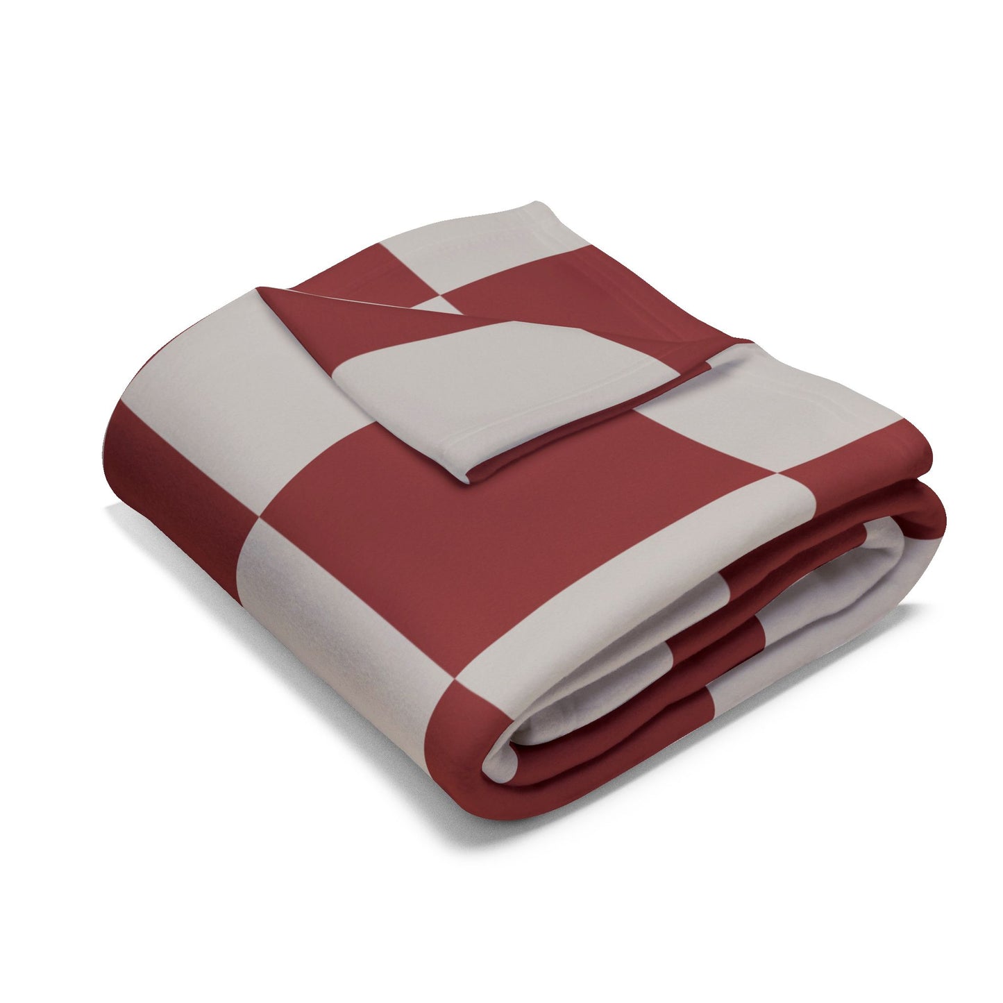 Fleece Blanket Red Check