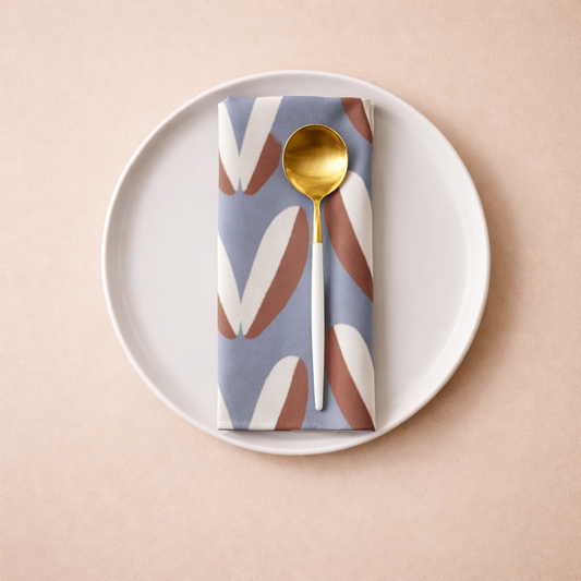 Mid Century Retro Cotton Napkins (Set of 2, 4 or 6) – 40x40cm