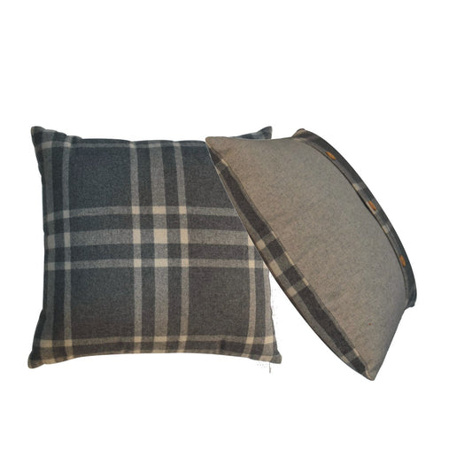 2 Quinn Cushion Canus & Grey Tweed