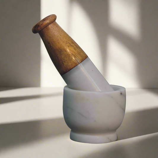 Small Marble Pestle and Mortar