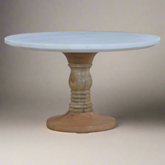 Cake Stand with Marble Top