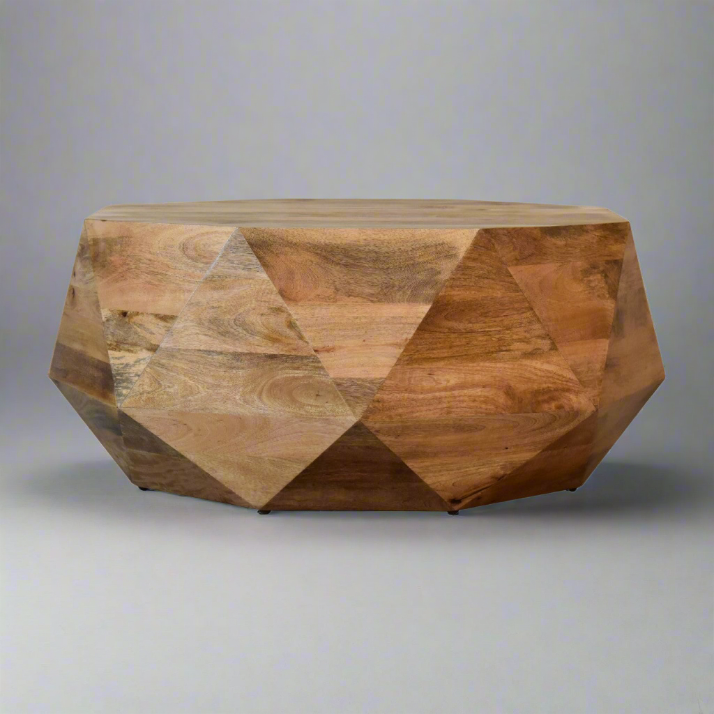 Geo Solid Wood Coffee Table