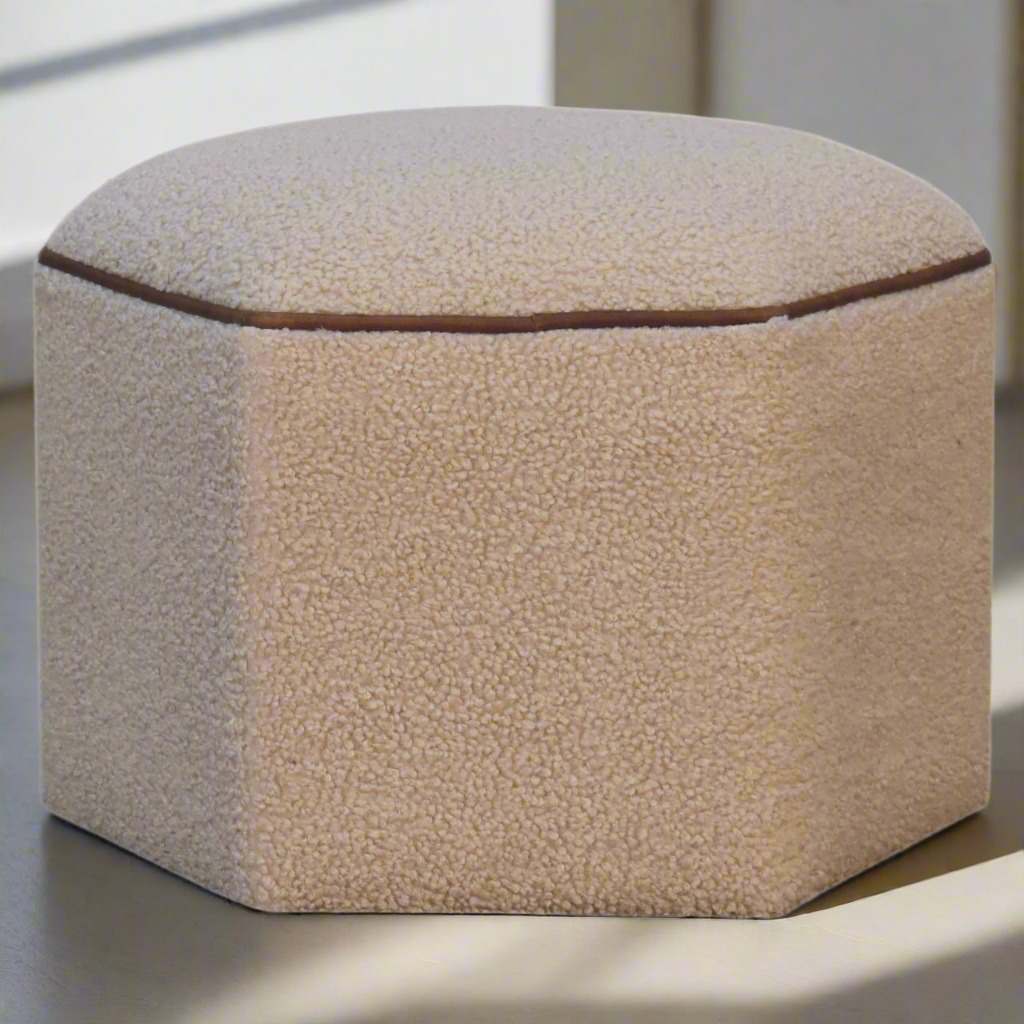 Serenity Hexagonal Footstool