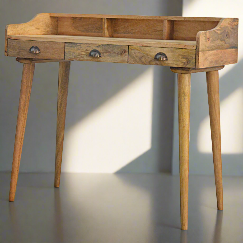 Gallery Back Shell Writing Desk