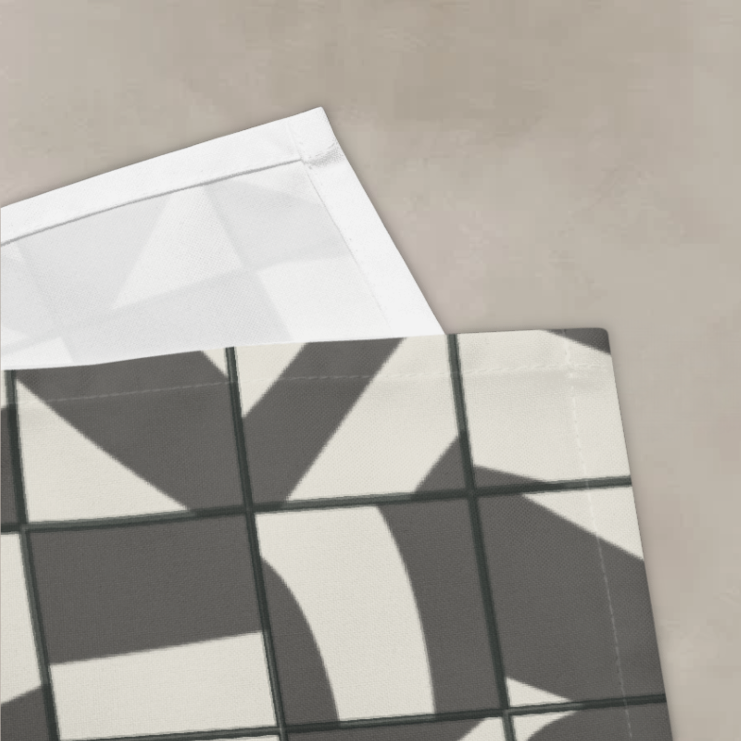 Japandi Abstract Geometric Cotton Napkins (Set of 2, 4 or 6) – 40x40cm
