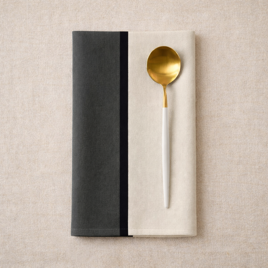 Modern Colour Block Cotton Napkins (Set of 2, 4 or 6) – 40x40cm