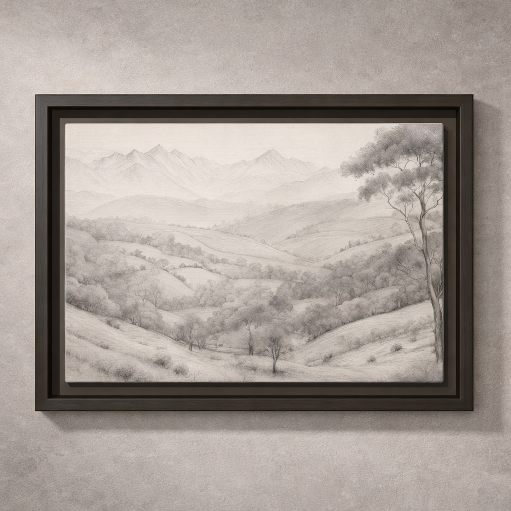 Matte Canvas, Framed (Multi-color)
