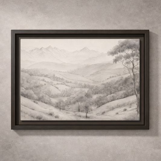 Matte Canvas, Framed (Multi-color)