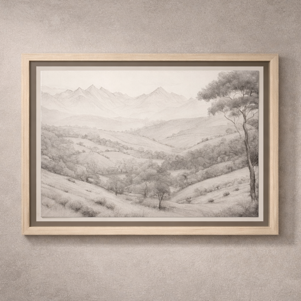 Matte Canvas, Framed (Multi-color)