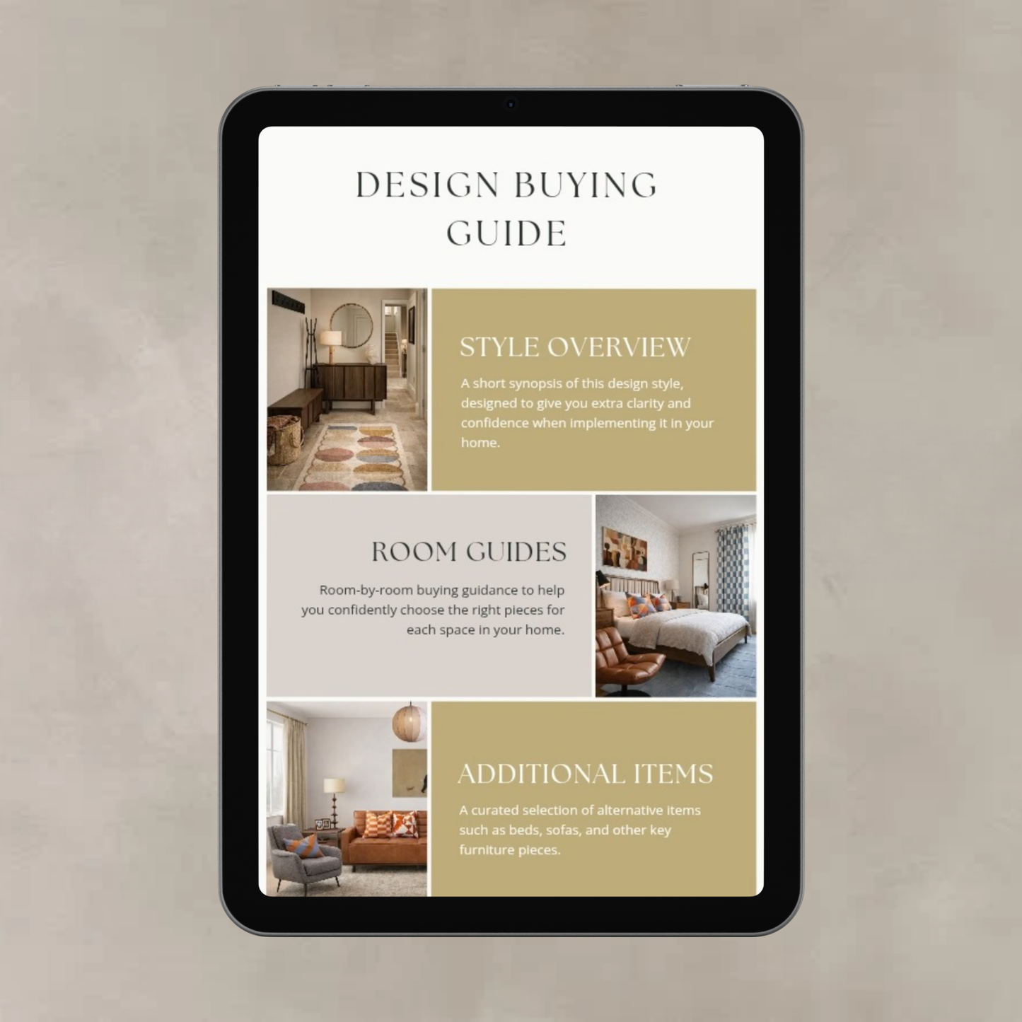 Mid-Century Modern Interior Design Buying Guide